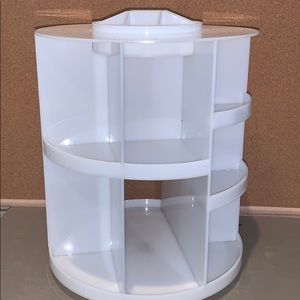 spinning makeup organizer